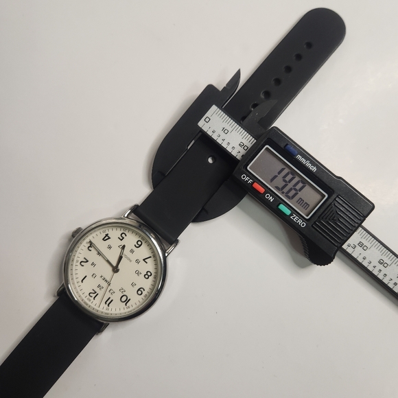 Timex Men's Black and Silver Watch - Picture 16 of 16